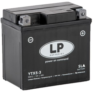 Landport Akumulator YTX5-3 12V 4AH - Bezobsługowy