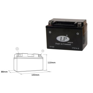 Landport Akumulator YTZ14-S (MS LTZ14-S) 12V 12AH - Bezobsługowy