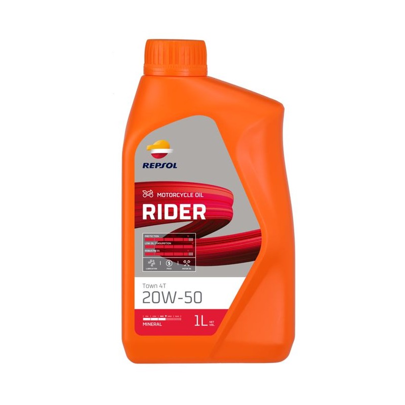 Repsol Olej silnikowy 4T Rider 20W50 1L MA2 Mineralny