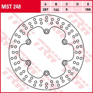Tarcza hamulcowa przód i tył do Yamaha SR 125 \'96-\'03, SRX 600 \'86-\'95, XJ 600 \'83-\'91, XJ 900 \'83-\'94, oraz TDM 900