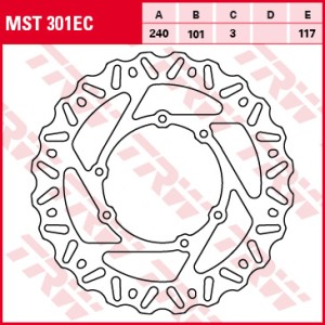Tarcza hamulcowa przód TRW ZF do HONDA CR 125 / 250 95-07, CRF 250 / 450 R / X 04-14