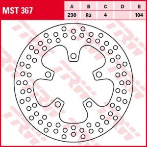 Tarcza hamulcowa tył do Kawasaki ZX-7R Ninja, ZX-7RR Ninja, ZXR 750/R, ZX-9R Ninja