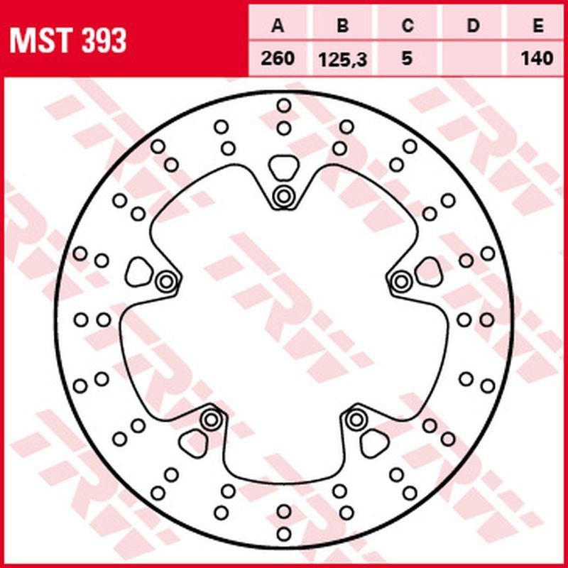 Tarcza hamulcowa TRW ZF do Aprilia SR 125/300, Gilera Nexus 250/125/300