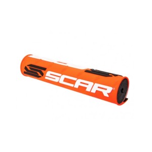SCAR RACING Gąbka na kierownicę (poprzeczkę) (250mm) kolor pomarańczowy z logo SCAR
