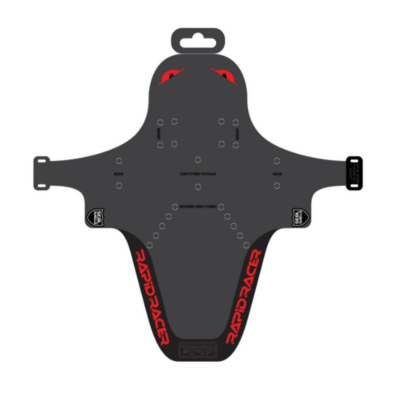 Błotnik rowerowy Enduroguard Standard - wyprzedaż, kolor czarny/czerwony