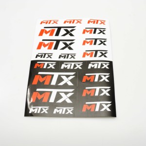 MTX PARTS NAKLEJKA - Naklejka Motoryzacyjna Premium