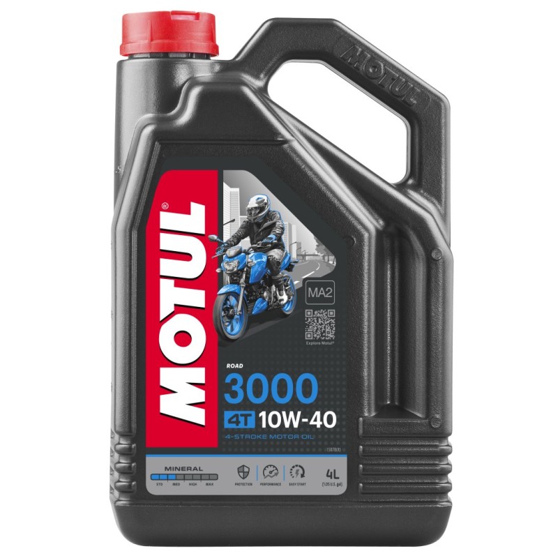 MOTUL Olej Silnik 3000 4T 10W40 4L (Mineralny)