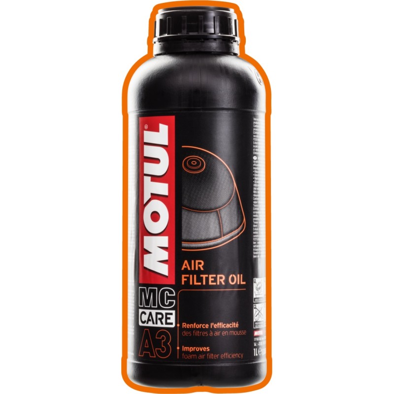 MOTUL A3 AIR FILTER OIL MC CARE 1L - odżywka do filtrów powietrza