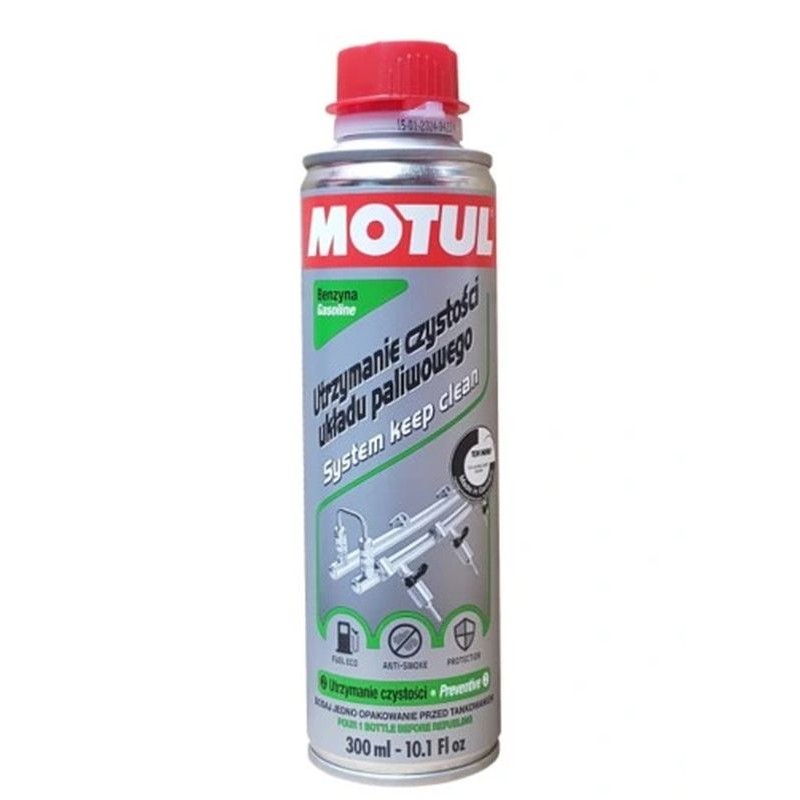 MOTUL SYSTEM KEEP CLEAN GASOLINE FUEL 0,3L - Płyn do czyszczenia układu paliwowego silnika