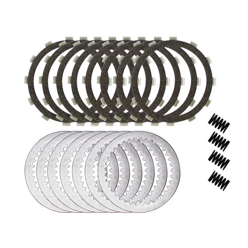 Komplet psychicznych tarcz, przekładek i sprężyn sprzęgłowych KTM 690 ENDURO/DUKE 08-14, SUPERMOTO 07-08