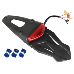 PSYCHIC BŁOTNIK ENDURO TYŁ UNIWERSALNY Z LAMPKĄ LED CZERWONĄ