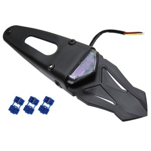 Psychic Błotnik Enduro Tył Uniwersalny z Lampką LED Przydymioną (Homologowany)