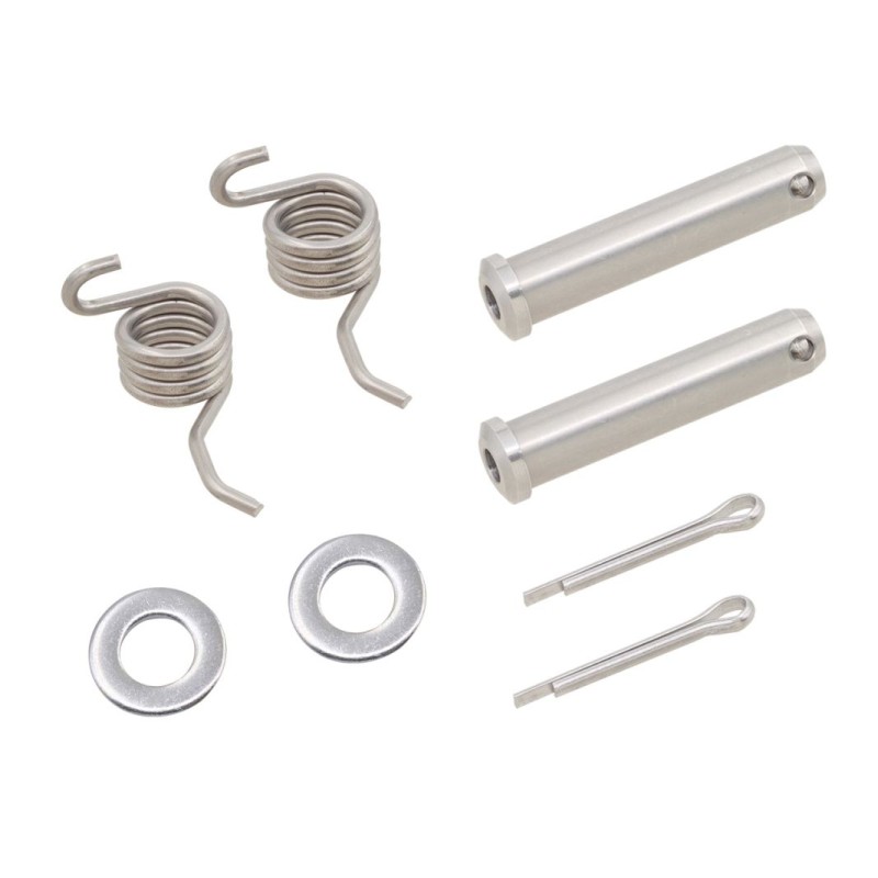 Zestaw montażowy podnóżków BETA RR 125/200/250/300/350 - SWORZNIE, SPRĘŻYNY, PODKŁADKI i zabezpieczenia