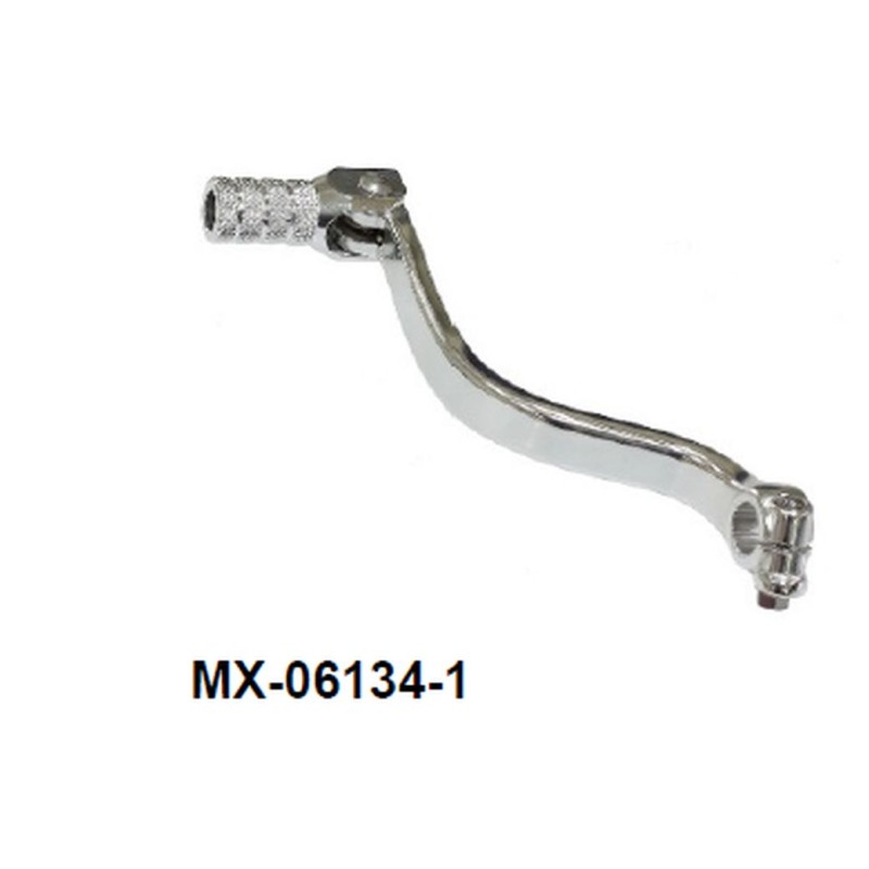Dźwignia zmiany biegów Suzuki RM 80/85/85 L '89-'16 OEM 25600-03B00/25600-03B10 Kute aluminium - kolor srebrny
