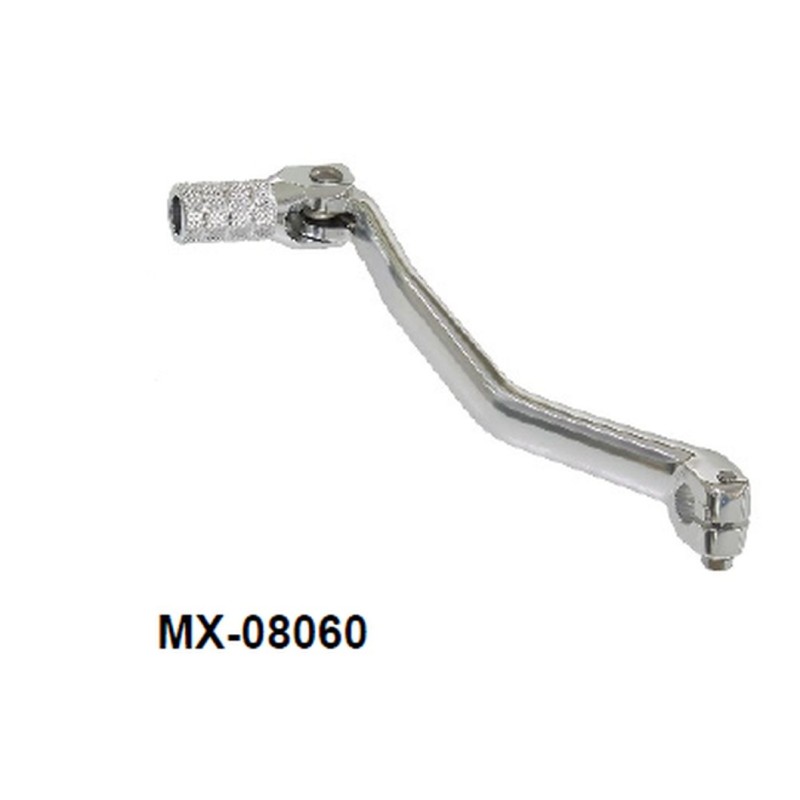 Dźwignia zmiany biegów Yamaha YZ 250 '99-'04 (OEM: 5CU-18110-00) - Srebrna dźwignia z kutej aluminium