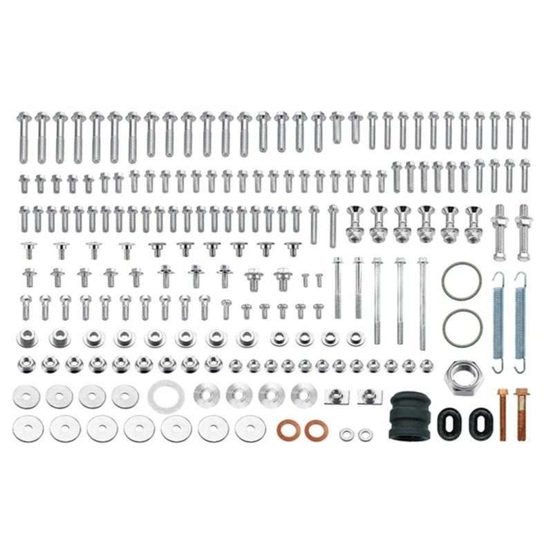 Komplet śrub, nakrętek, podkładek i tulejek do montażu plastików Honda CR 125 R '00-'07