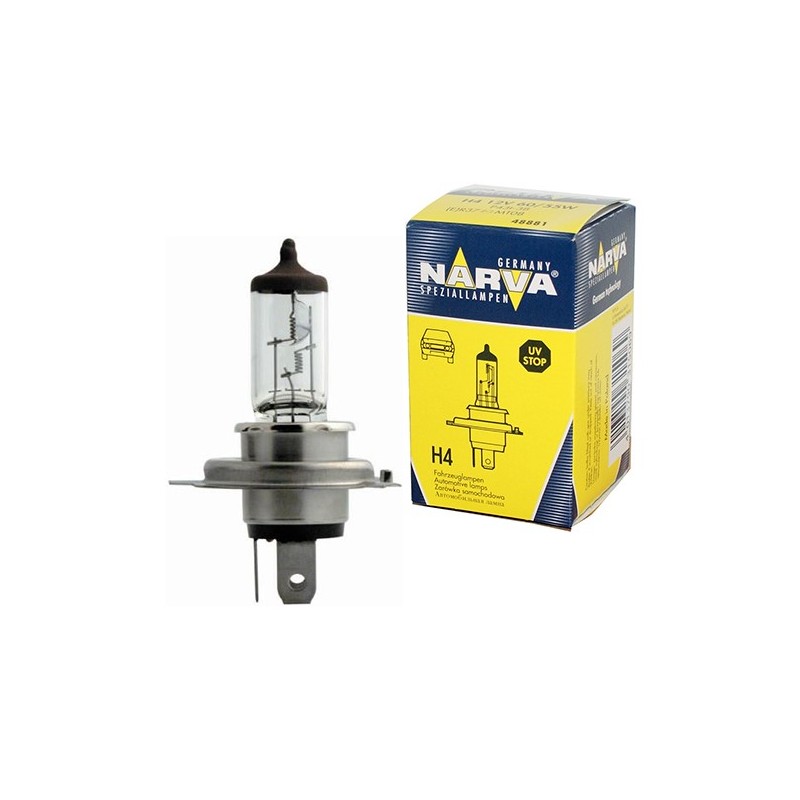 NARVA ŻARÓWKA HALOGENOWA H4 12V 60/55W P43T - Najwyższa jakość oświetlenia samochodowego