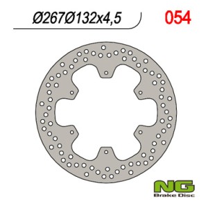 Tarcza hamulcowa przód Yamaha XT 600 '85-'94 - 267x132x4,5