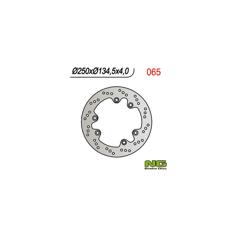 Tarcza hamulcowa tył Suzuki DR 600/650/750/800 (250x134,5x4)