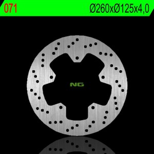 Tarcza hamulcowa przód/tył Piaggio Beverly 125 01-09, Carnaby 125 07-09