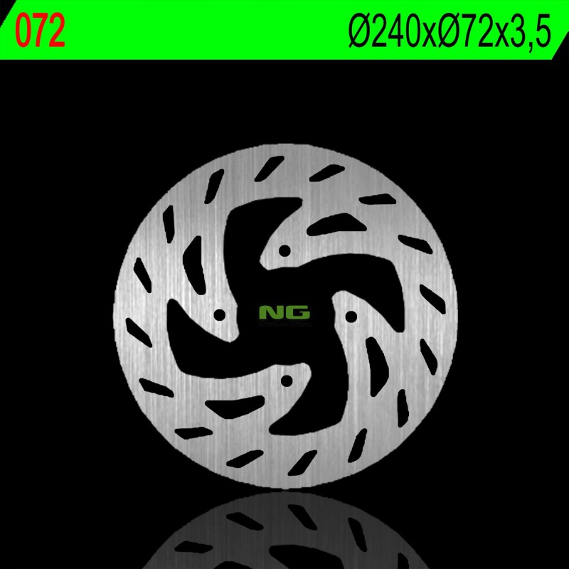 Tarcza hamulcowa przód KTM EXC 50 '97, Beta 50 RK 6 97 (240x72x3,5mm) (4x6,5mm)