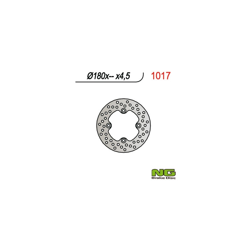 Tarcza hamulcowa tył Can-Am 330/400/650/800 03-07 (180X-X4,5)