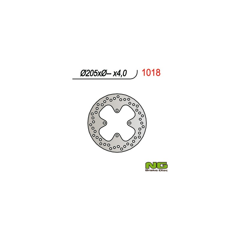 Tarcza hamulcowa tył Can-Am (Bombardier) 400/500/650/800 (205X-X4) - Sklep motoryzacyjny