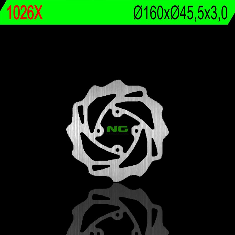 Tarcza hamulcowa tył KTM 65 SX '98-'22 (160x45,5x3) - Sklep Moto