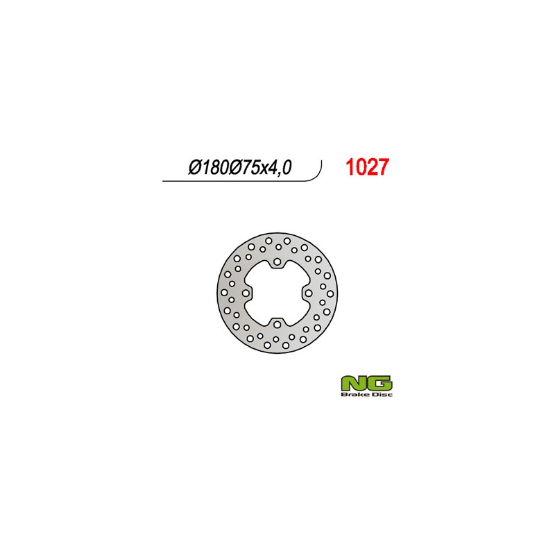 Tarcza hamulcowa przód Honda Rincon 680 EFI '06-'12 (180x75x4)