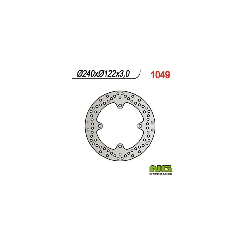 Tarcza hamulcowa tył Suzuki RMZ 450 '05-'20, Honda CR 125 '98-'99, CR 250 '97-'01, RMZ 250 '07-'20
