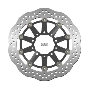 Tarcza hamulcowa przód Kawasaki ER6 F/N, ZX 10R 04-15, ZX6R 05-16, KLE 650 Versys 07-15, Z 750 (300x80x5mm) (5x10mm) Wave Pł