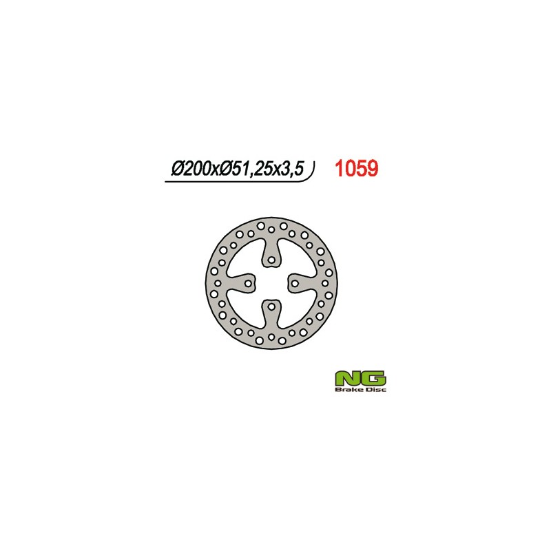 Tarcza hamulcowa tył Yamaha YFZ 450 \'06-\'19, Raptor YFM 700 \'06-\'14