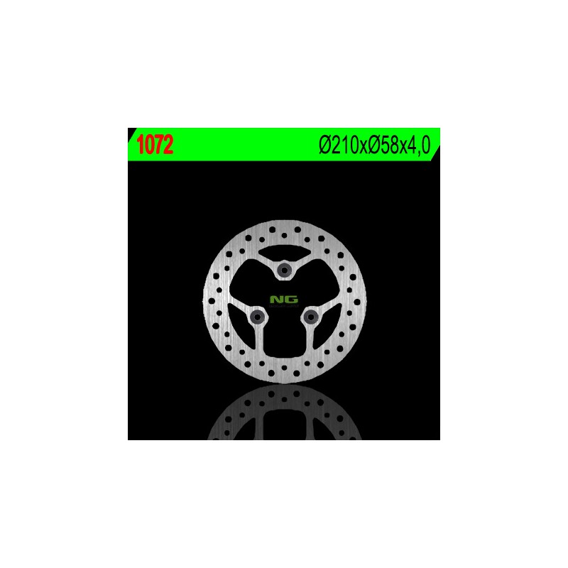 Tarcza hamulcowa przód Kymco 50 Super 9 '06-'09 (210x58x4)(3x10,5mm)