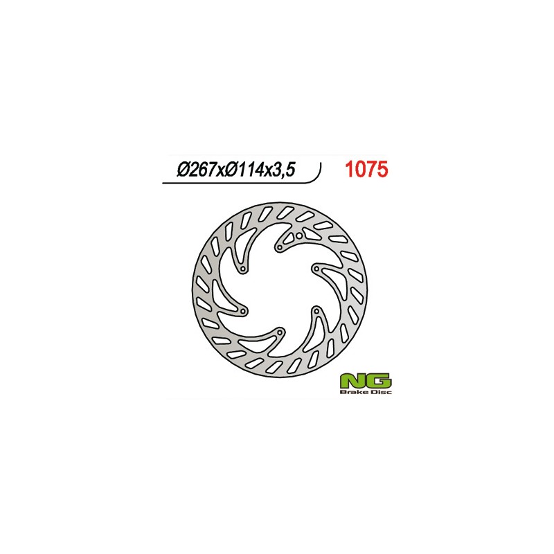 Tarcza hamulcowa przód CPI 50 Supermoto '05-'08 (Śr. 267mm)