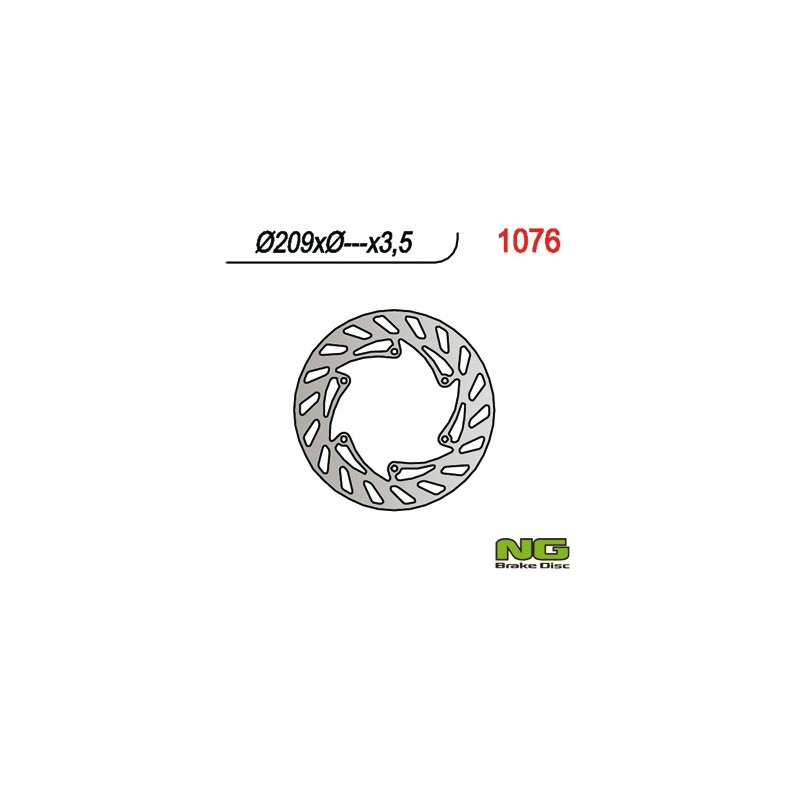 NG TARCZA HAMULCOWA TYŁ CPI 50 SM/SX (209x-x3,5) - Najwyższa jakość, szybka dostawa!
