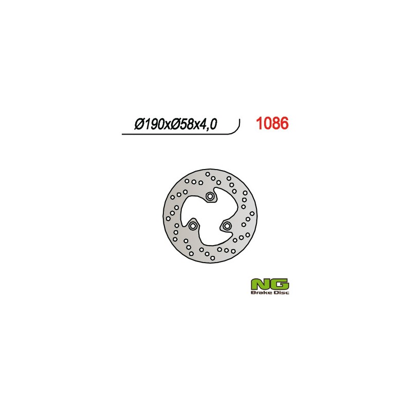 NG TARCZA HAMULCOWA TYŁ TORROT MUVI/BUSSINES/CITY '16-'19 (190X58X4MM) - Sklep Online