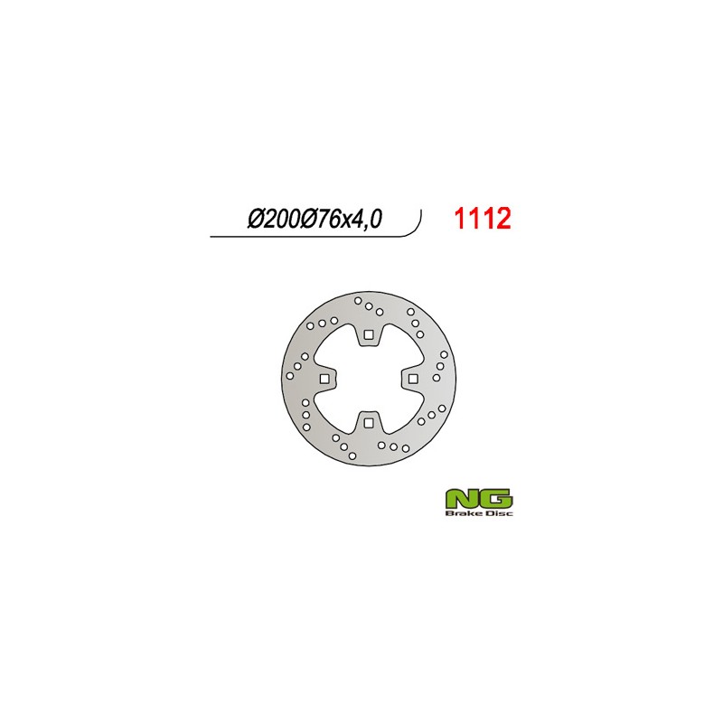 Tarcza hamulcowa tył KTM Quad 450/505/525 (200x76x4)