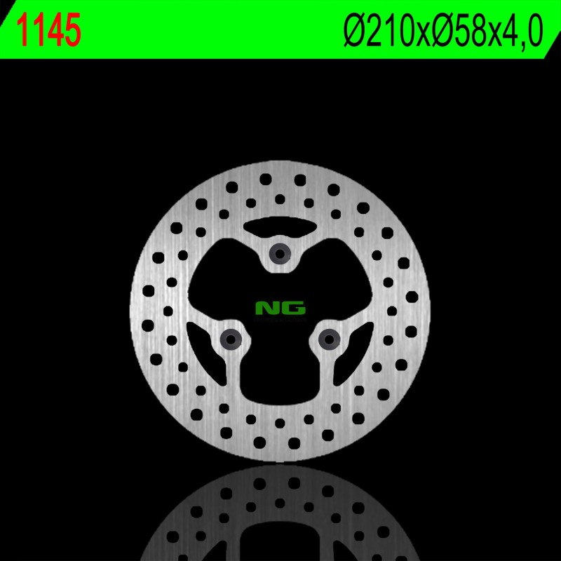 Tarcza hamulcowa tył Peugeot Citystar 125 14-21, Satelis 125 '06-19, Elystar 125 '02-'07