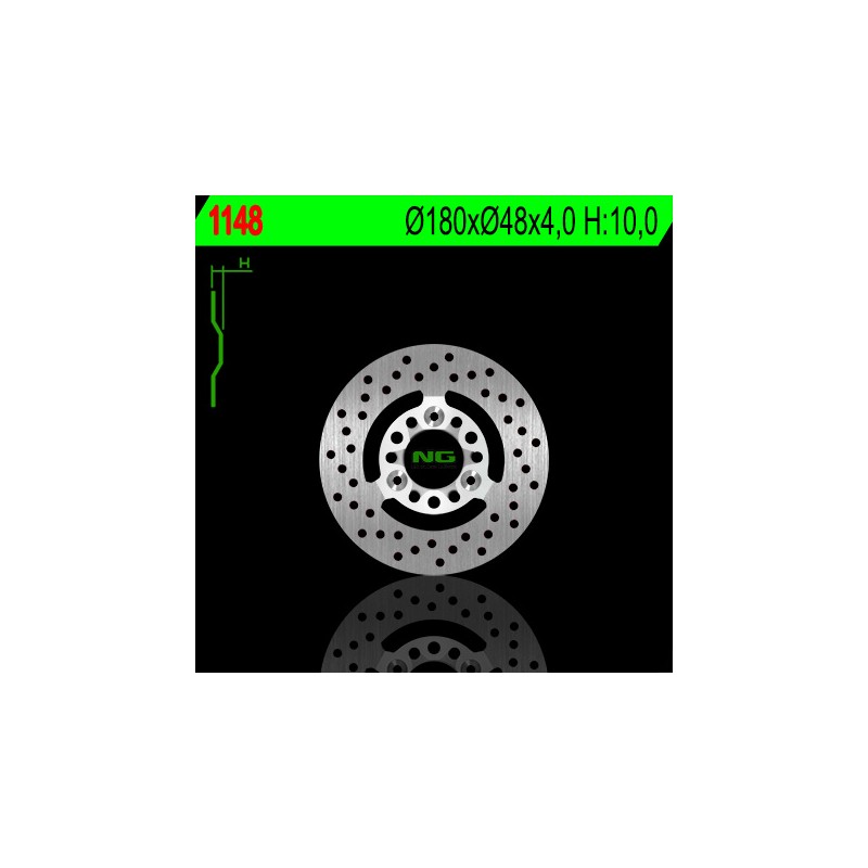 Tarcza hamulcowa przód Yamaha BWS 50/100, XC 125 Cygnus, MBK 125 Flame (180x48x4) (3x8,5mm)