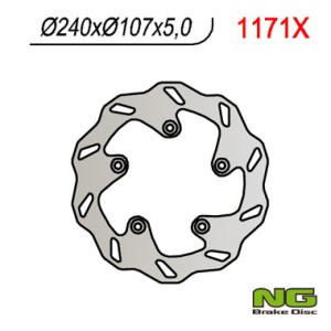 Tarcza hamulcowa tył KTM 950/990 Supermoto, Superduke, Duke 690 (240x107,5x5) Wave