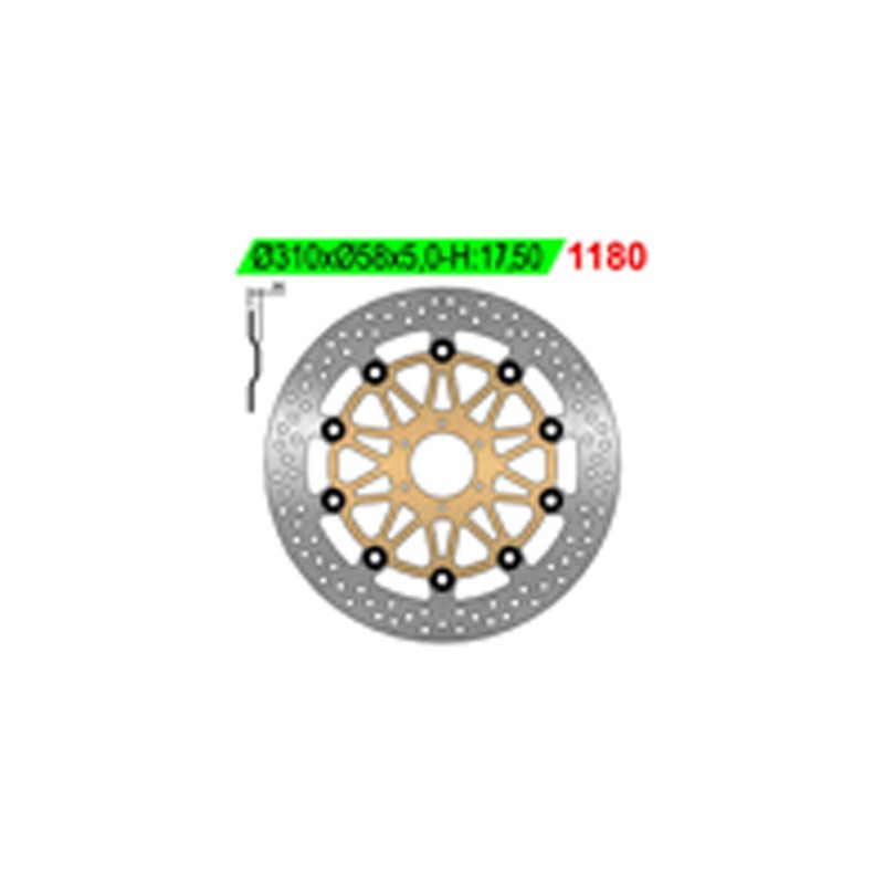 Tarcza hamulcowa przód Honda CB 1000 Big One VFR 750 R - Sklep motoryzacyjny