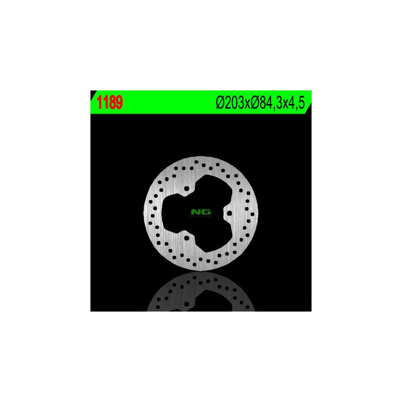 Tarcza hamulcowa tył Yamaha Tricker 250 '05-'07 (203x84,3x4,5)