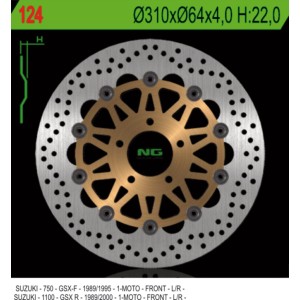 Tarcza hamulcowa przód do Suzuki GSXR 1100 '89-'00, GSXR 750 '89-'95