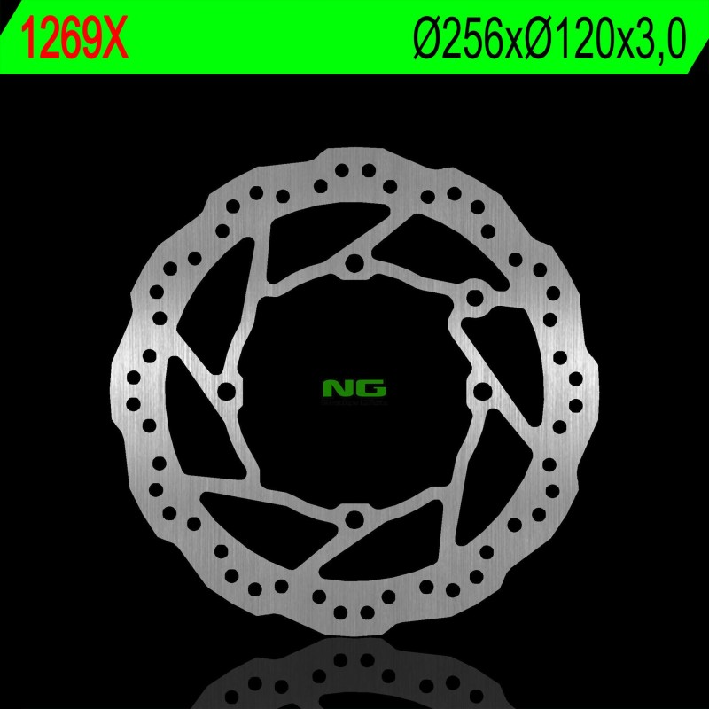 Tarcza hamulcowa przód Sherco 125/250/300/450 14-18 (256x120x3,0mm) (4x10,5mm) Wave