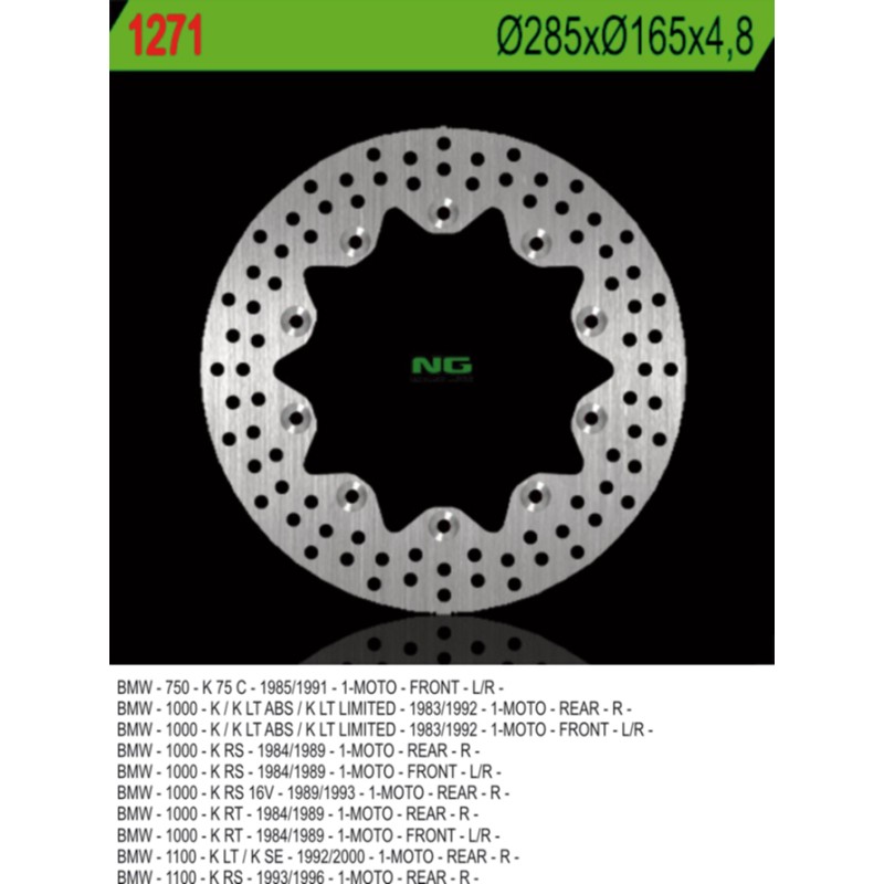 Tarcza hamulcowa przód BMW K 75C/RT/S '94-'96, K 100 '84-'93, K1100 '92-'00