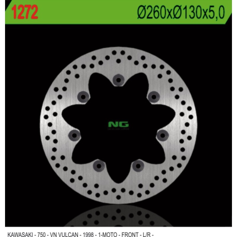Tarcza hamulcowa przód Kawasaki VN750 Vulcan 260x130x5mm