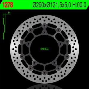 Tarcza hamulcowa przód Suzuki SFV 650 Gladius / ABS '09-'13, SV 650 '07-'21, SV 650S '07-'17