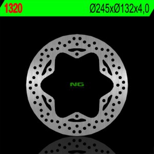 Tarcza hamulcowa przód Yamaha YBR 125 '05-'06 (245x132x4) (6x8,5mm)