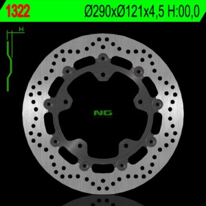 Tarcza hamulcowa przód Suzuki GSF 650 '06 ABS, SV 650X/ABS 18-19 (pływająca)