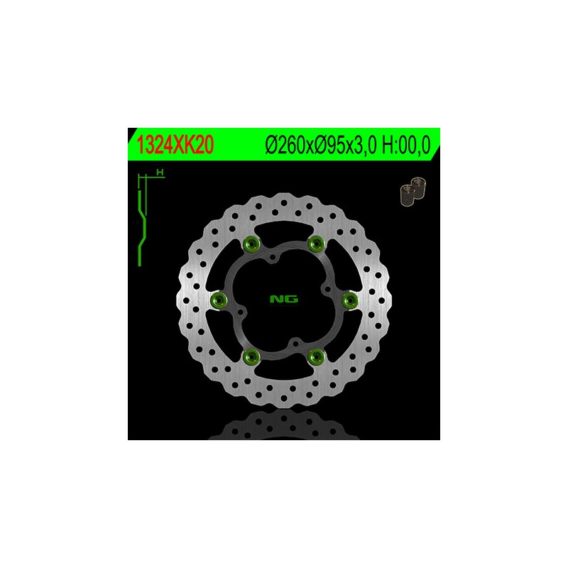 Tarcza hamulcowa przód z adapterem oversize KTM SX 85 '11-'13 (pływająca)